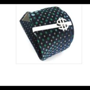 $$ Tie Clip - Silver Tone-2" long